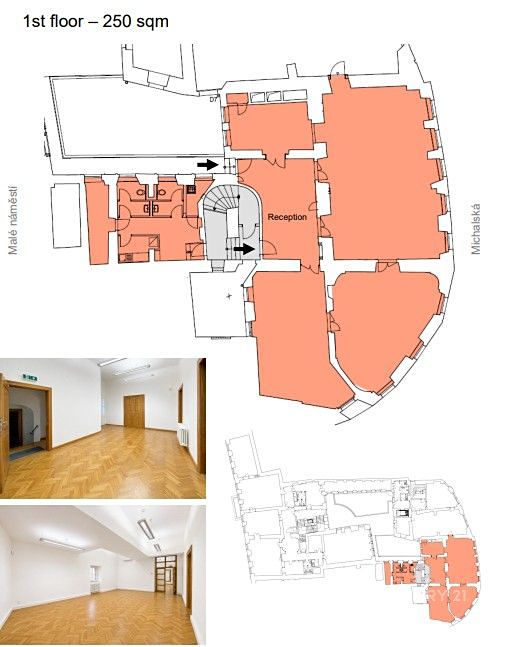 Pronájem kanceláře 250 m² – fotografie 3