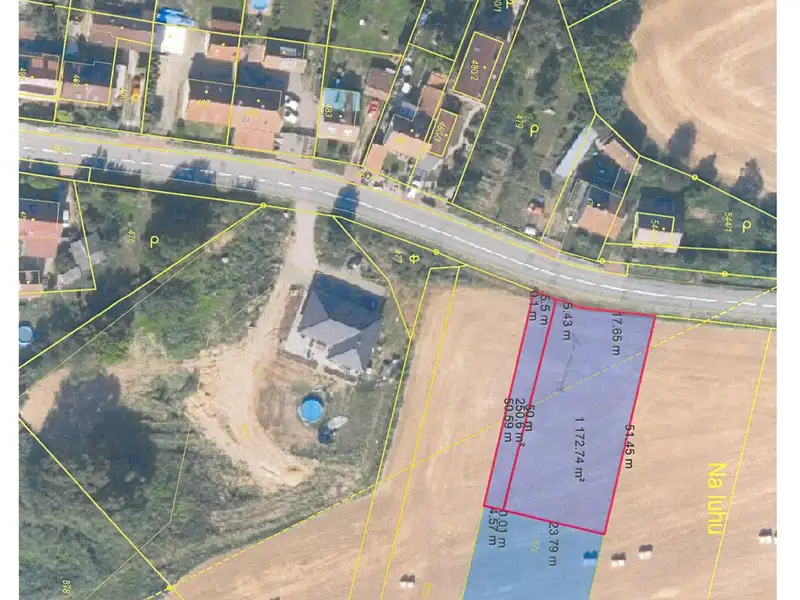 Prodej stavebního pozemku 1172 m², Štěpánovice – náhled fotky 2