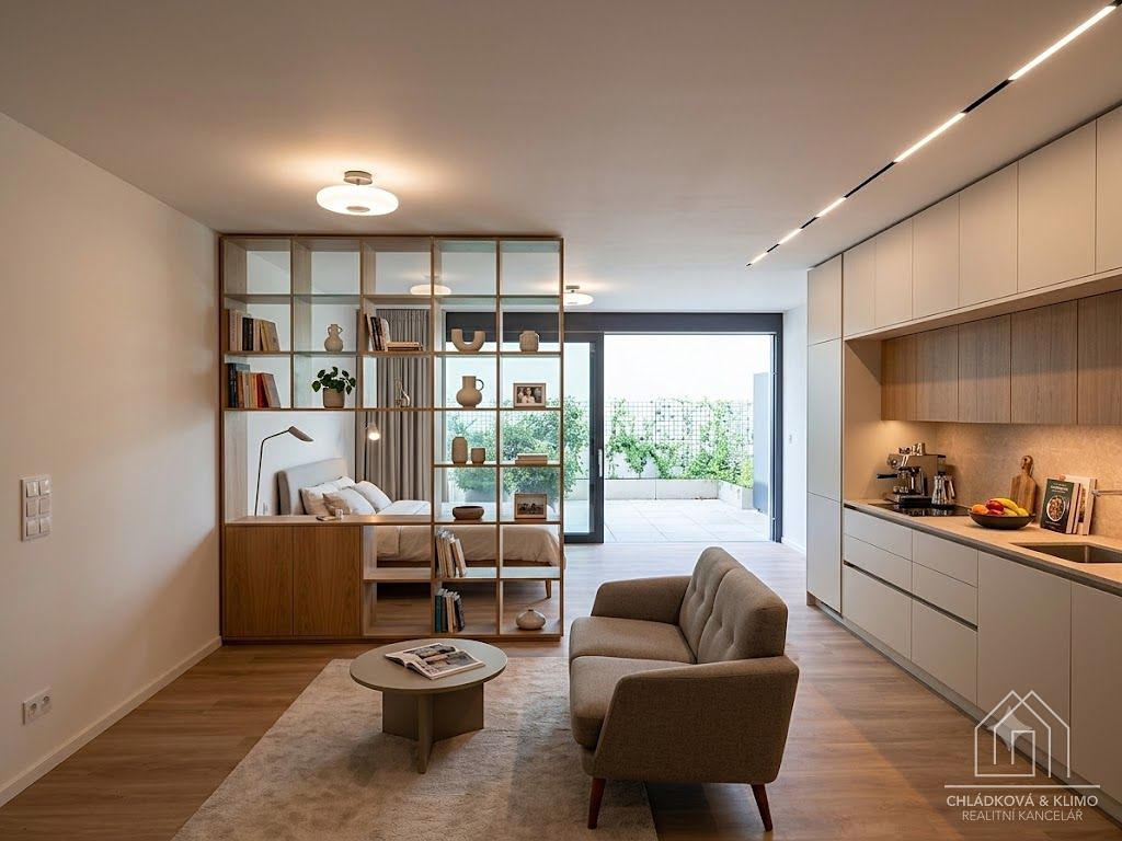 Pronájem bytu 1+kk 49 m²