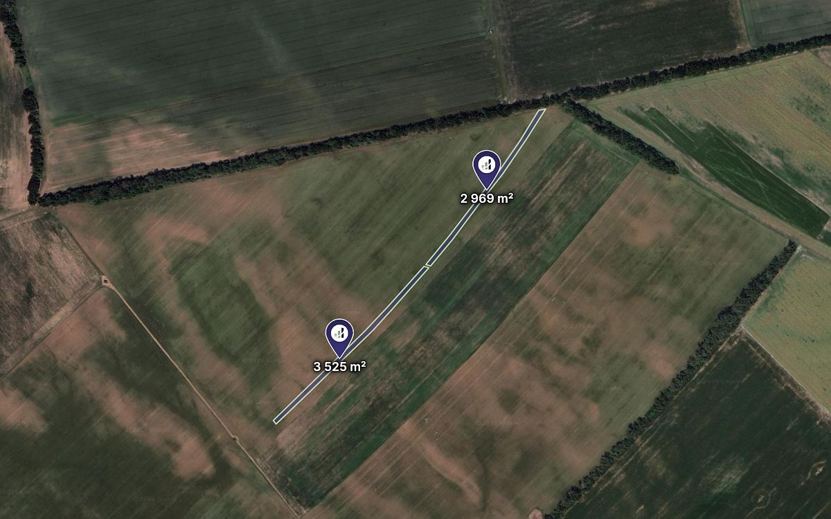 Prodej pole 6494 m², Hrušky – fotka 1 z 3