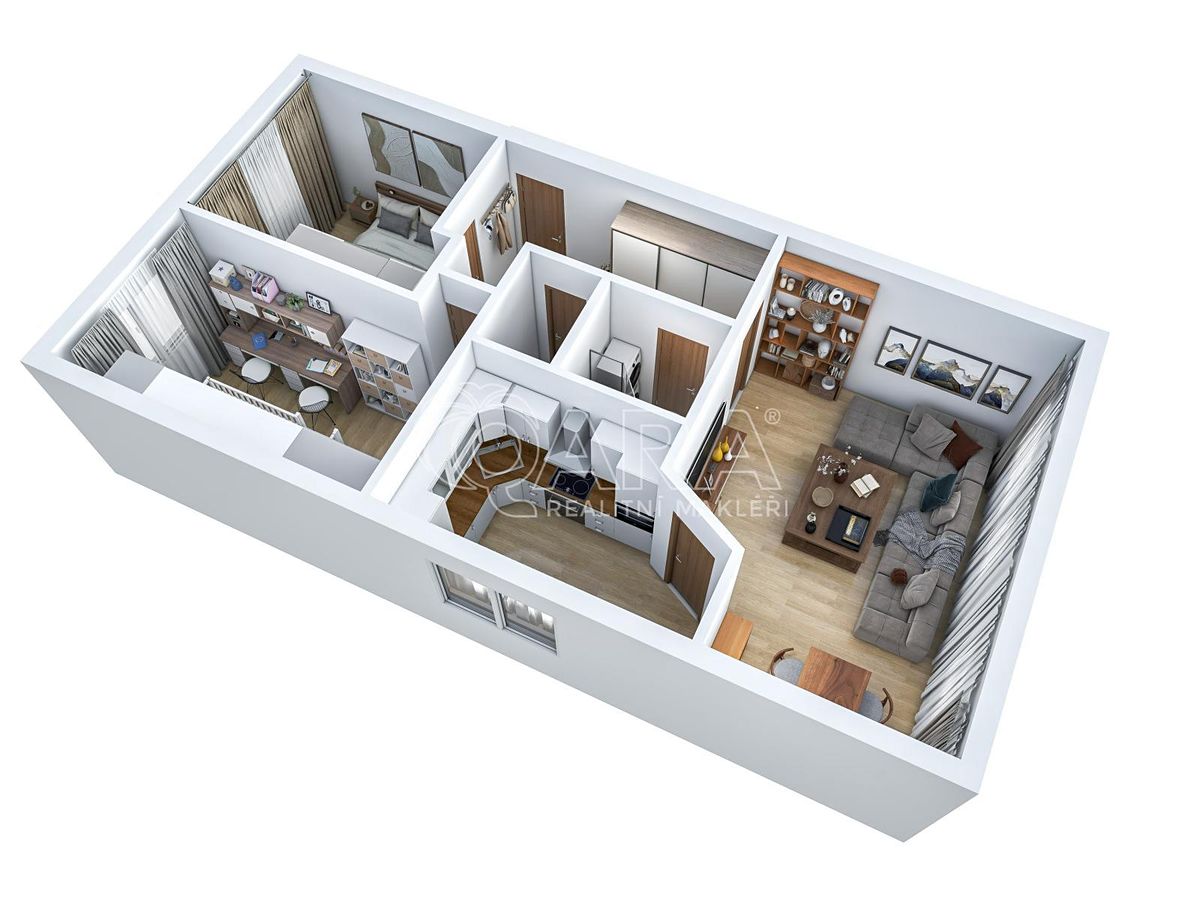 Prodej bytu 3+1 67 m²