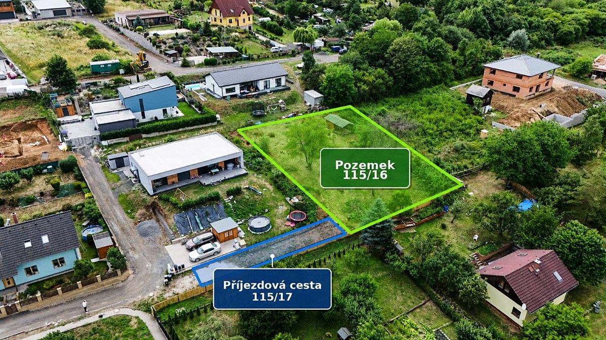 Prodej stavebního pozemku 1159 m² – fotografie 3