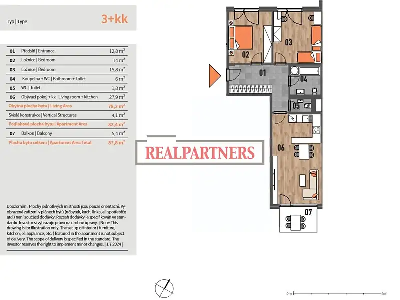 Prodej bytu 3+kk 88 m², Praha – náhled fotky 2