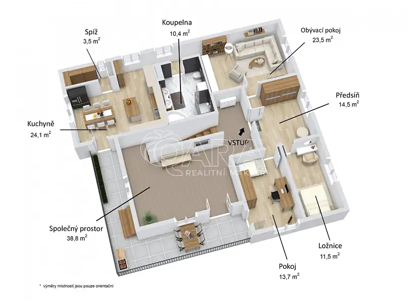 Prodej rodinného domu 170 m², pozemek 612 m², Lišany – náhled fotky 3