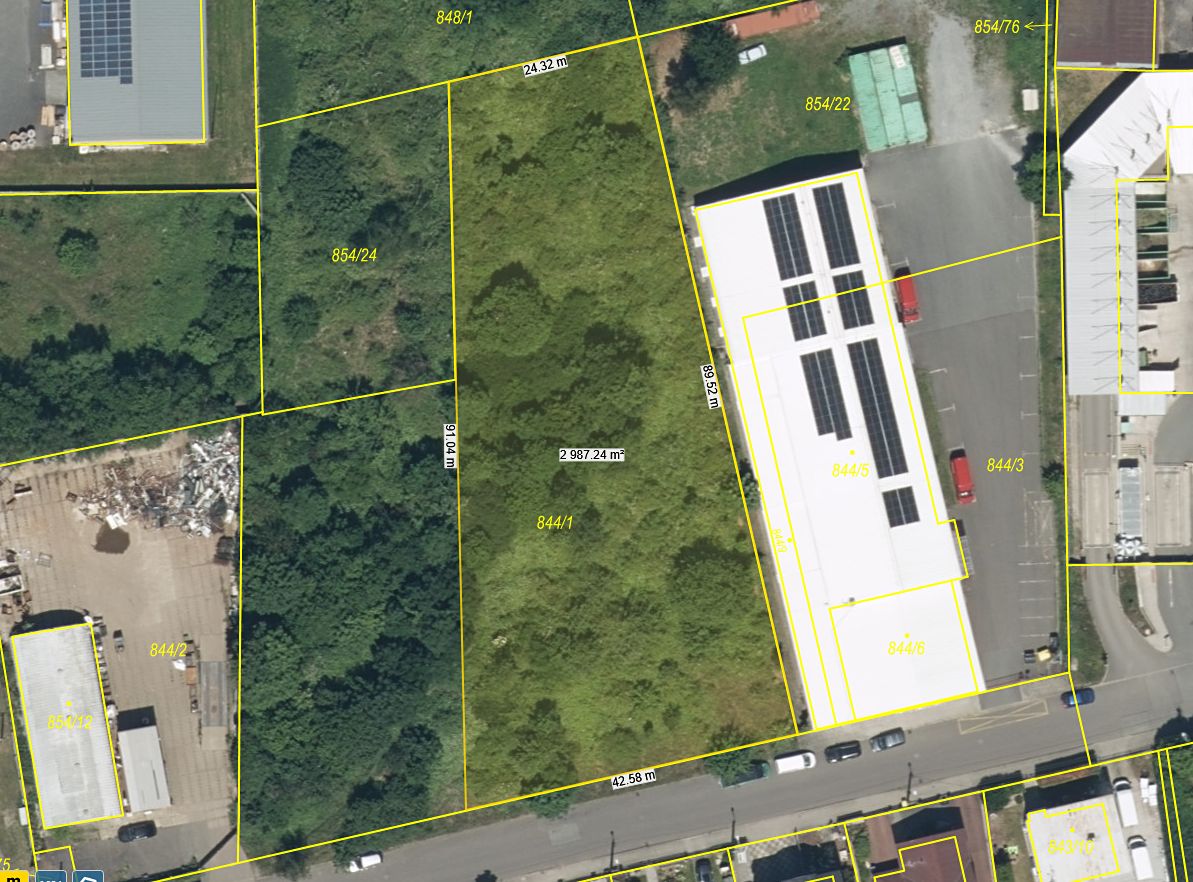 Prodej komerčního pozemku 4500 m² – fotografie 4