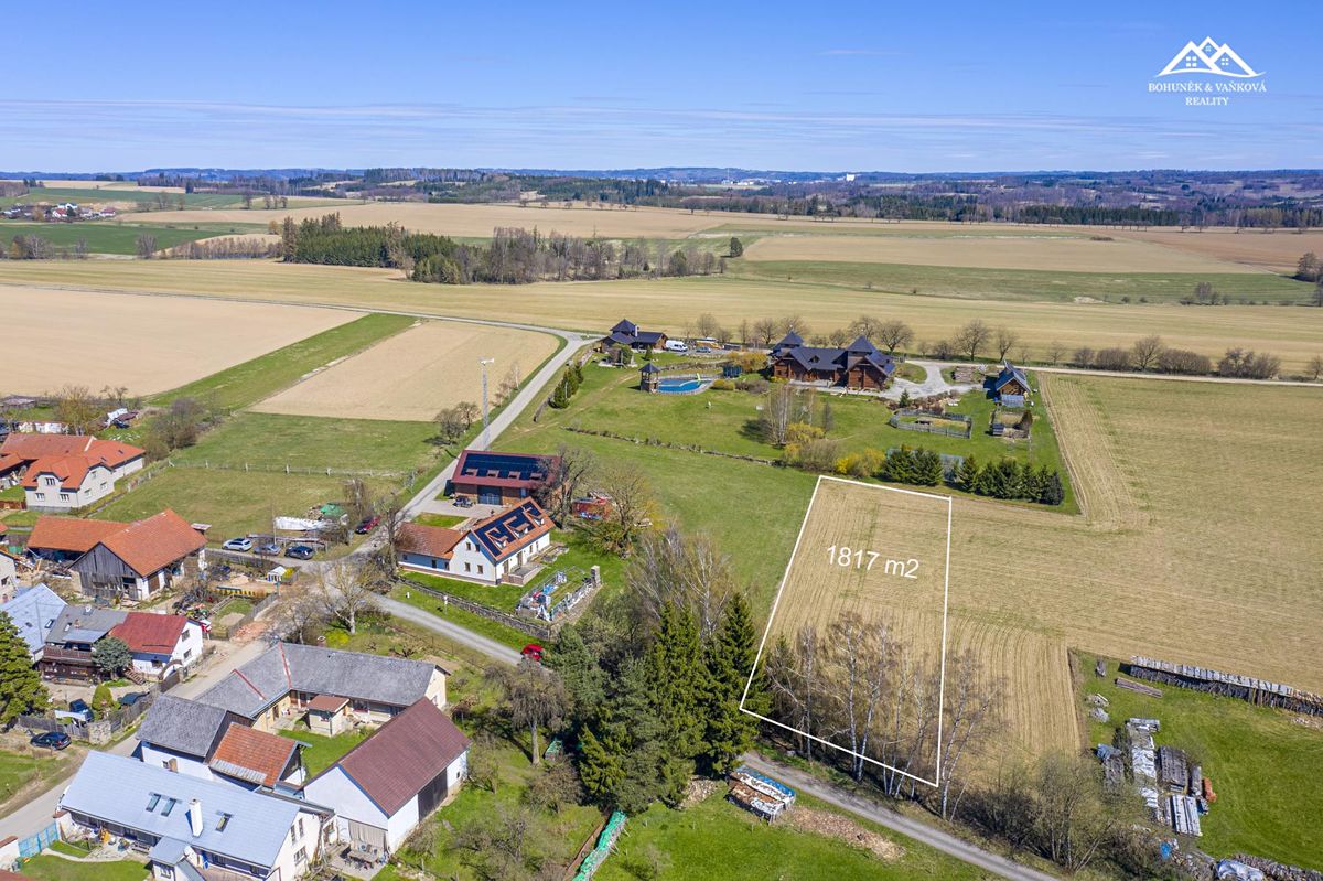Prodej stavebního pozemku 1817 m²