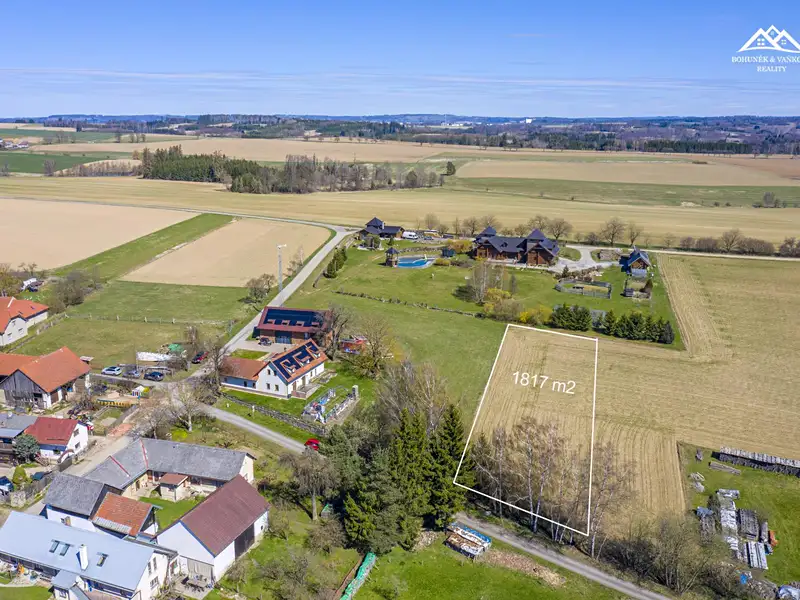 Prodej stavebního pozemku 1817 m², Horní Krupá – náhled fotky 1