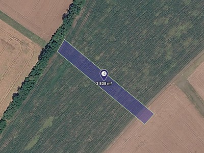 Prodej  pole 3 838 m²