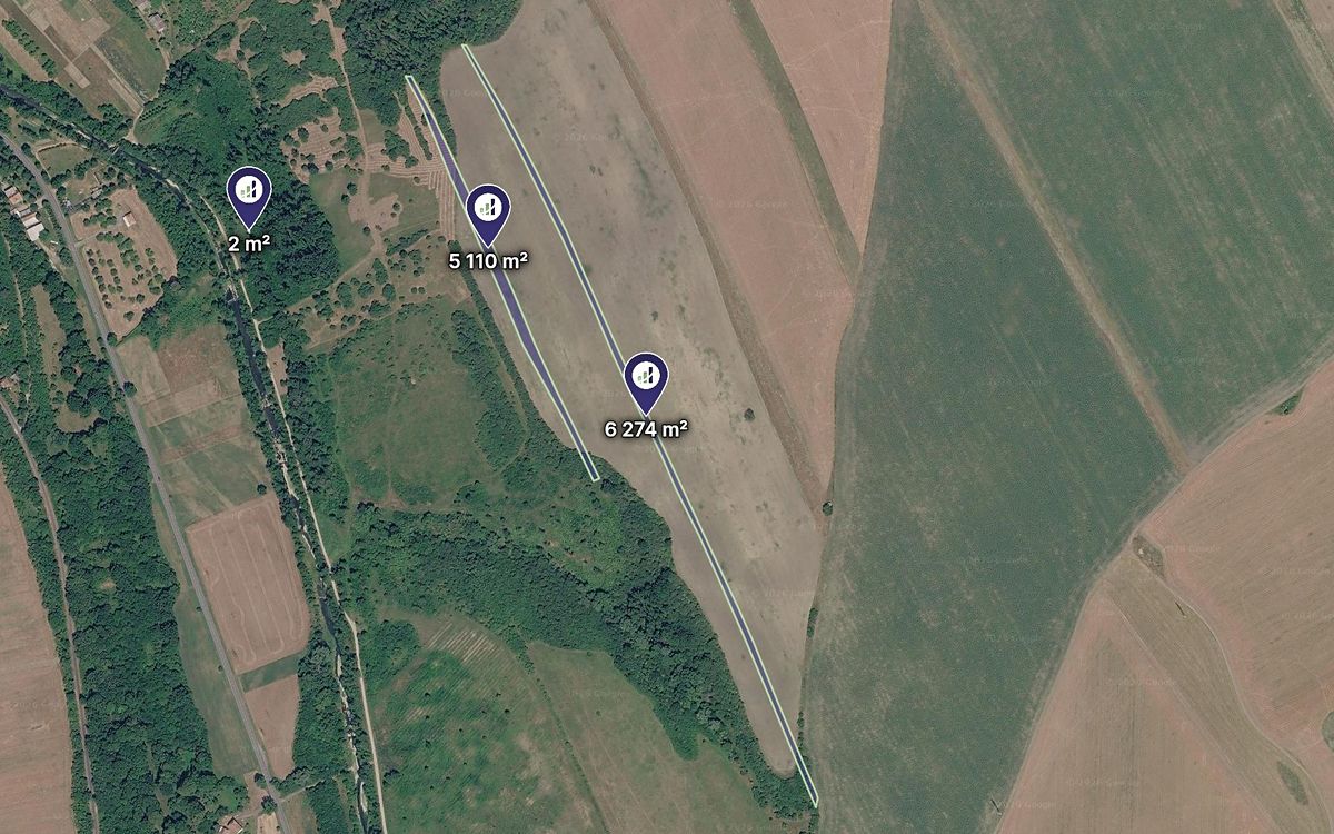 Prodej pole 23670 m², Velká nad Veličkou – fotka 1 z 3