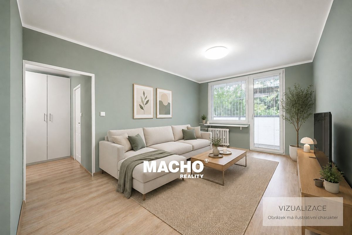 Pronájem bytu 2+kk 45 m²