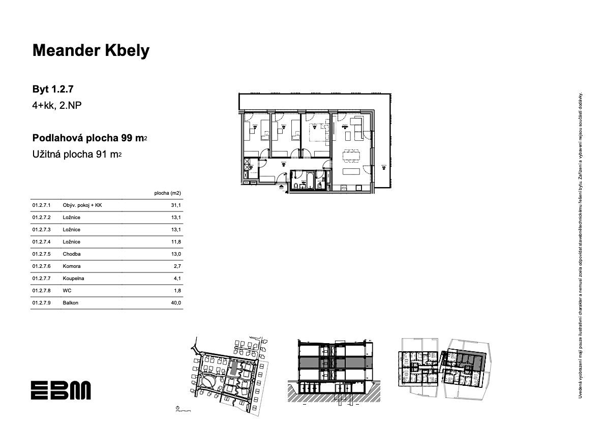 Prodej bytu 4+kk 99 m² – fotografie 4