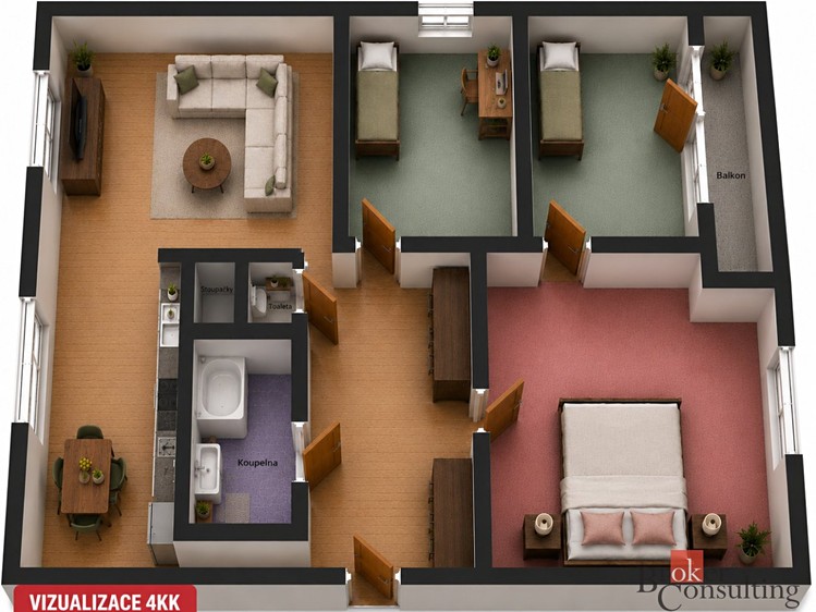 Wohnung 3+1 zum Kauf, 87 m² (27 von 28)