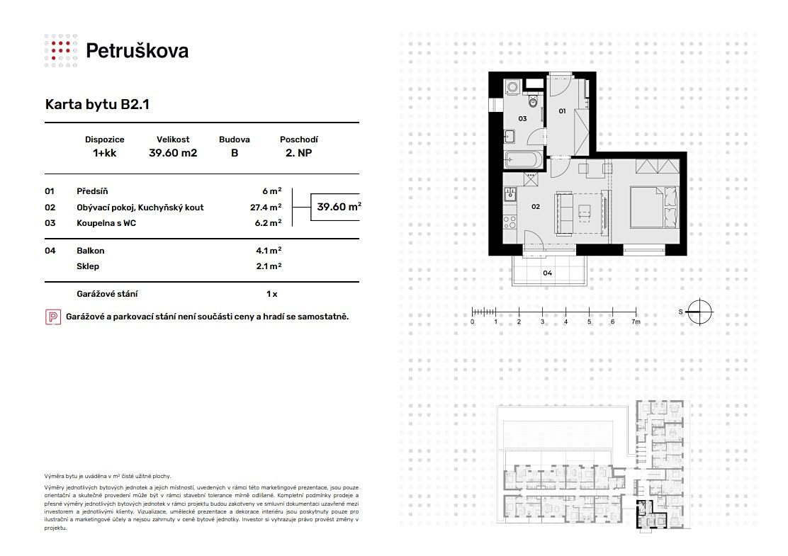 Prodej bytu 1+kk 40 m² – fotografie 2