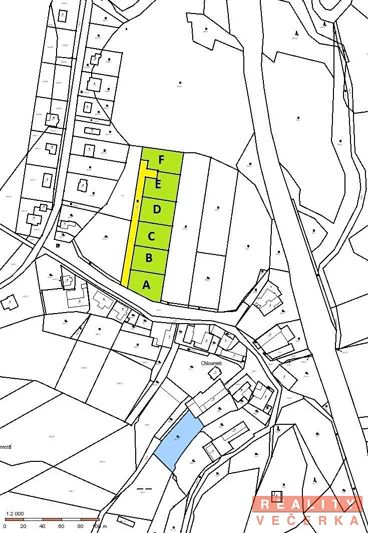 Prodej stavebního pozemku 1000 m²