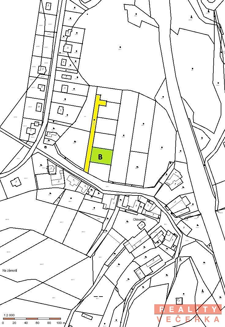 Prodej stavebního pozemku 1000 m² – fotografie 3