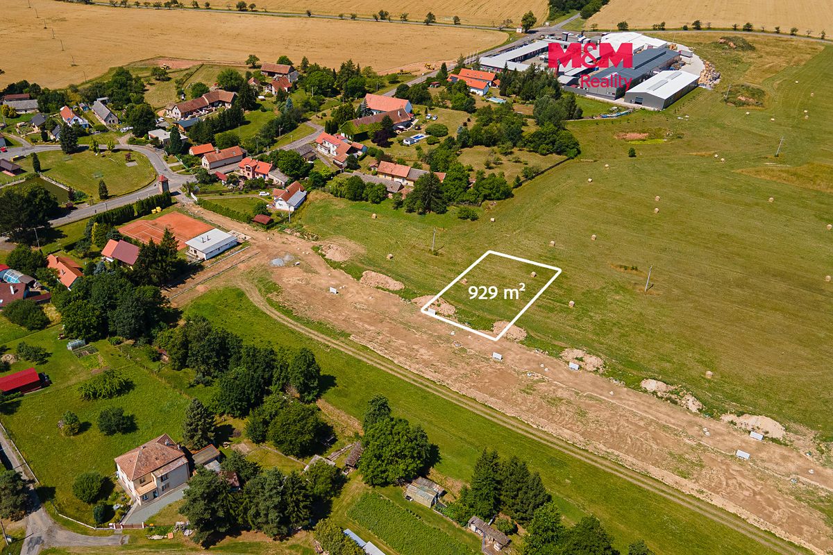 Prodej stavebního pozemku 929 m²