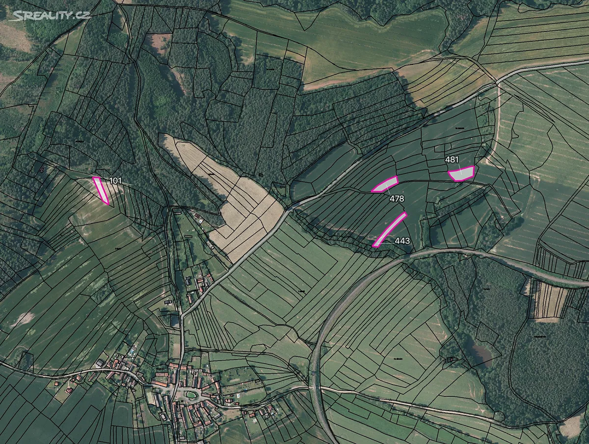 Prodej pole 6117 m², Mladotice