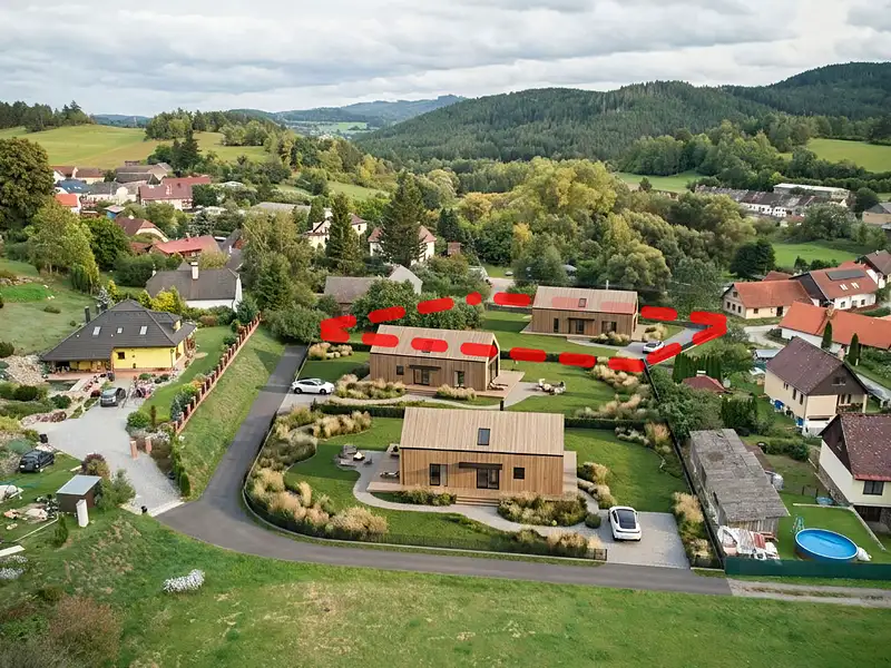 Prodej stavebního pozemku 1181 m², Čkyně – náhled fotky 3