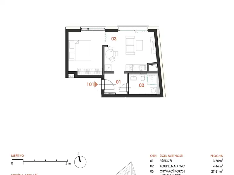 Prodej bytu 2+kk 38 m², Brno – náhled fotky 2