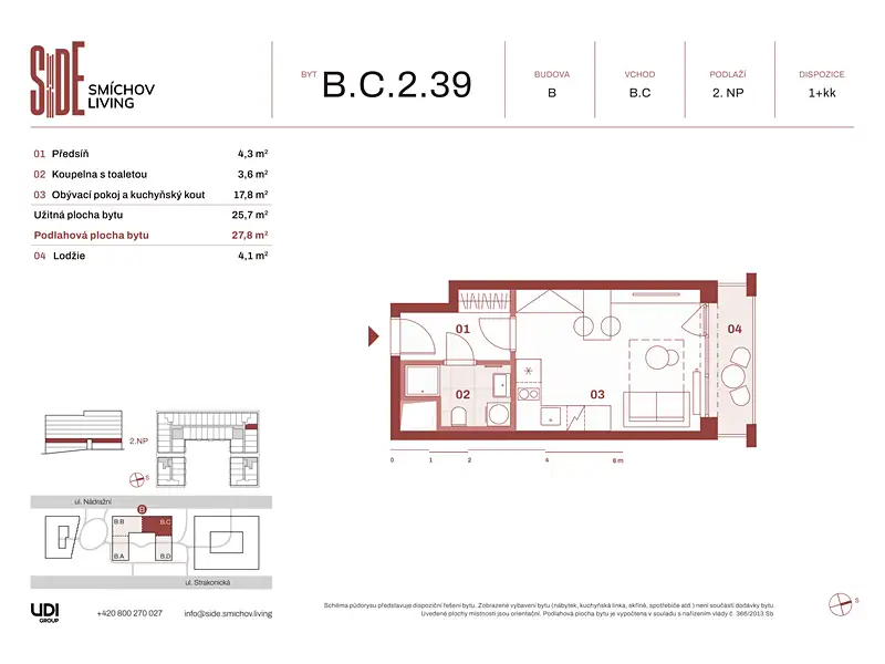 Prodej bytu 1+kk 28 m², Praha – náhled fotky 3
