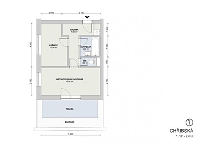 Квартира 2+kk на продаж, 43 м² (2 з 23)