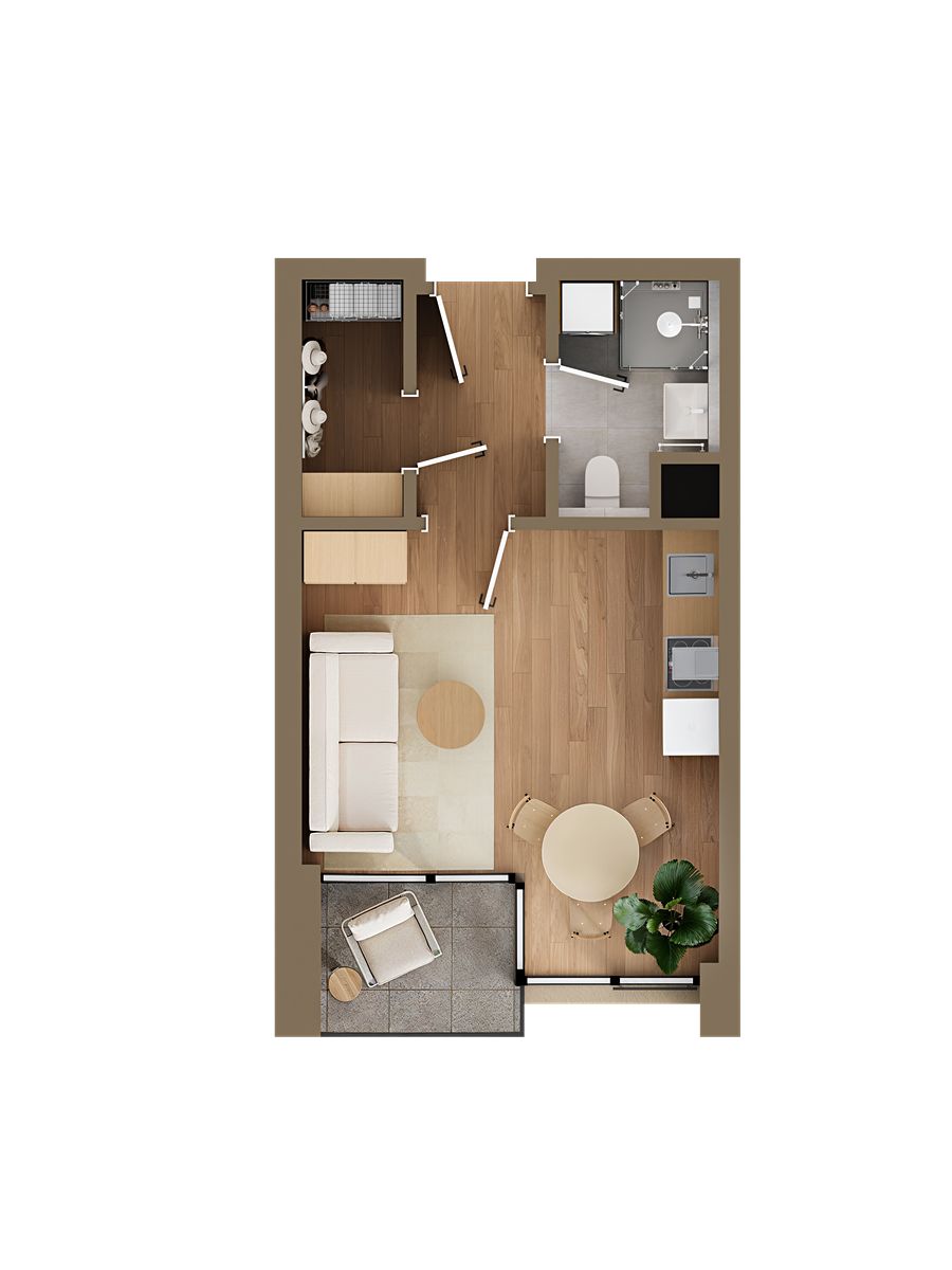 Prodej bytu 1+kk 30 m²