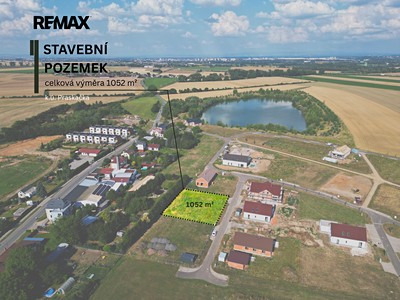 Prodej  stavebního pozemku 1 052 m²