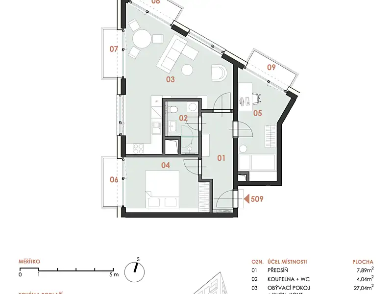 Prodej bytu 3+kk 68 m², Brno – náhled fotky 2