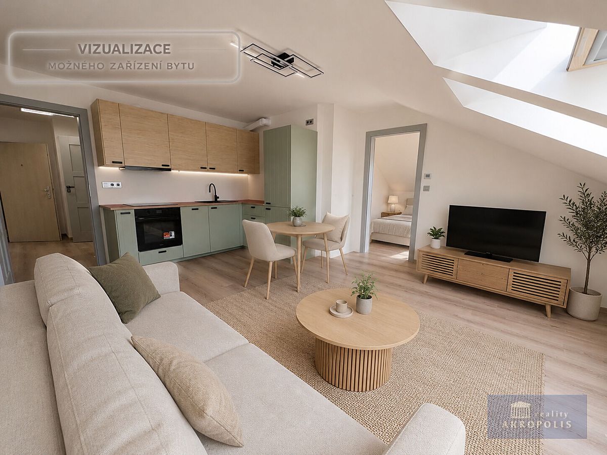 Pronájem bytu 2+kk 58 m²