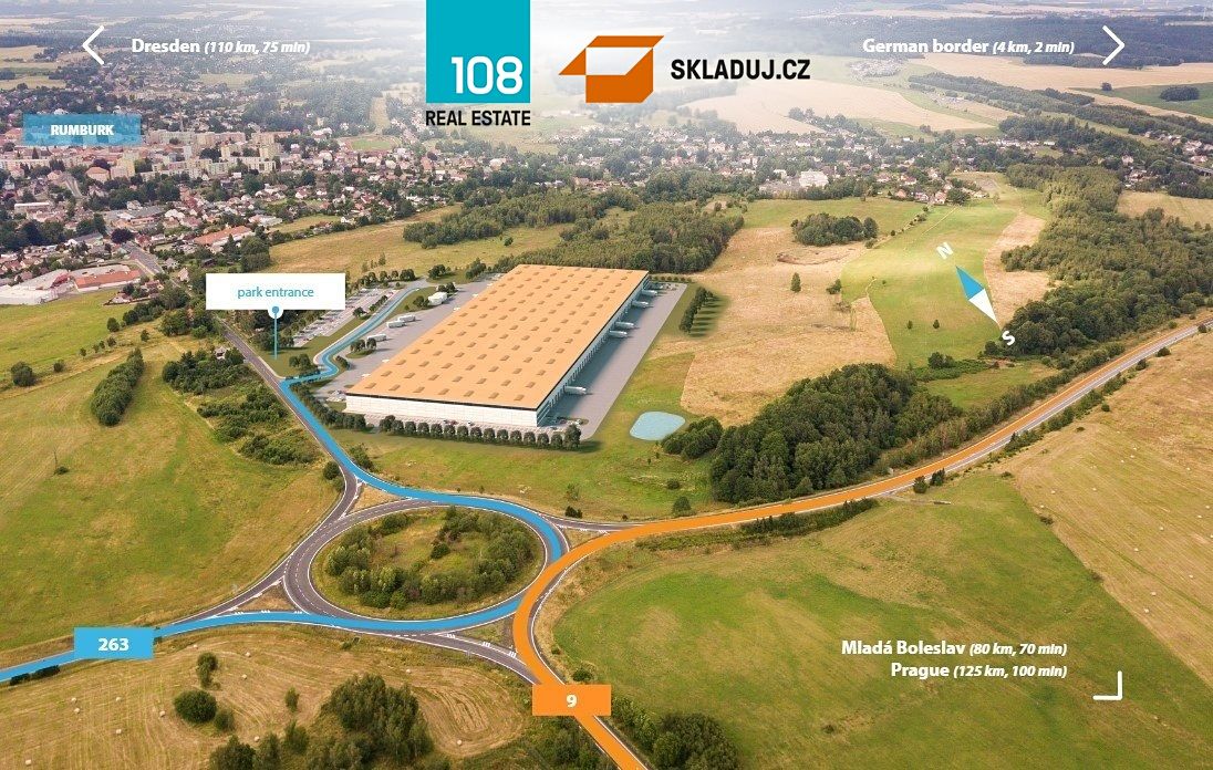 Pronájem skladového prostoru 11000 m² – fotografie 3