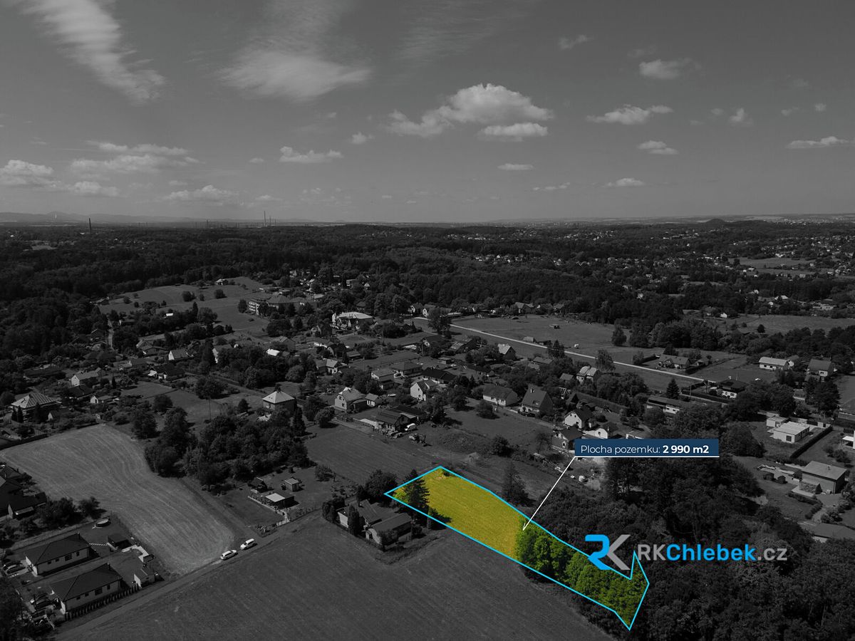 Prodej stavebního pozemku 2990 m² – fotografie 2
