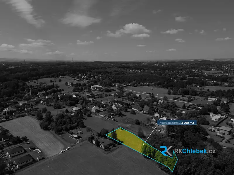 Prodej stavebního pozemku 2990 m², Rychvald – náhled fotky 2