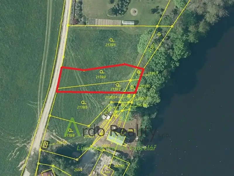 Prodej stavebního pozemku 600 m², Frymburk – náhled fotky 2