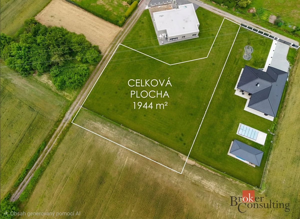 Prodej stavebního pozemku 1944 m²