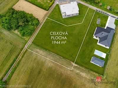 Prodej stavebního pozemku 1944 m²
