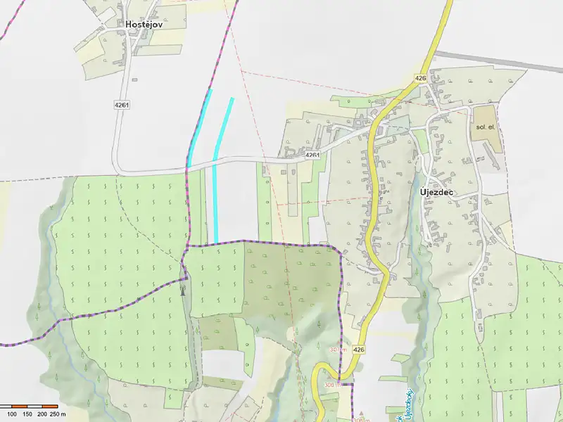 Prodej pole 8308 m², Újezdec – náhled fotky 1