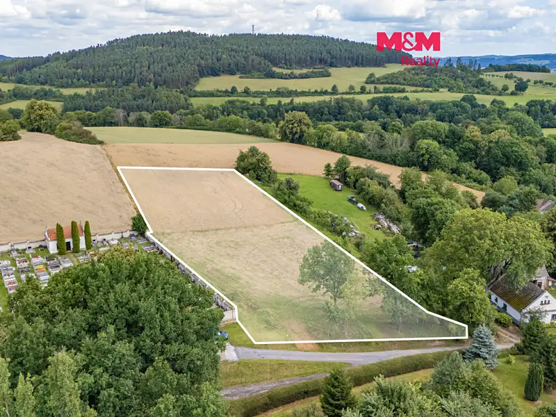 Prodej stavebního pozemku 6734 m², Nechvalice – náhled fotky 1