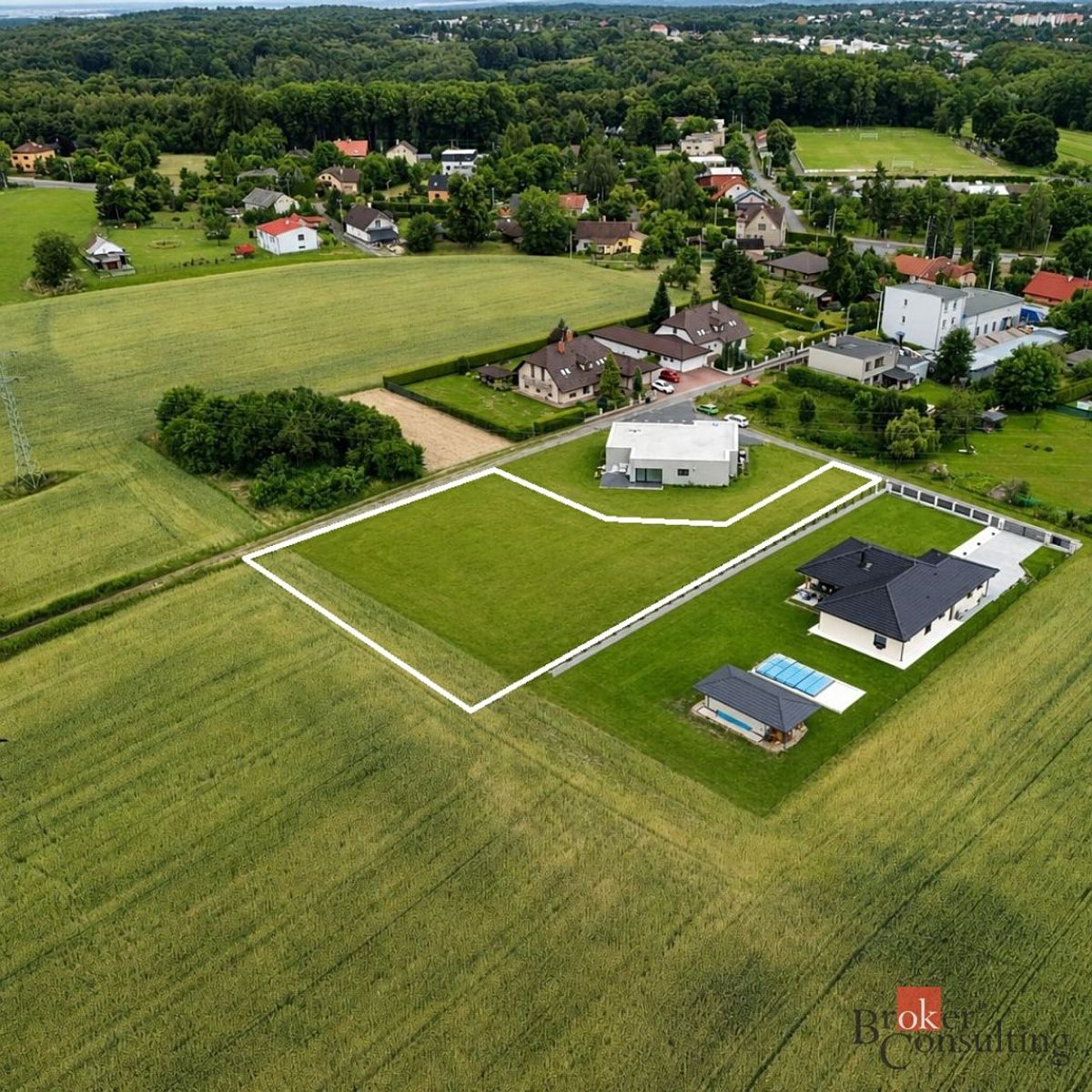 Prodej stavebního pozemku 1944 m² – fotografie 3