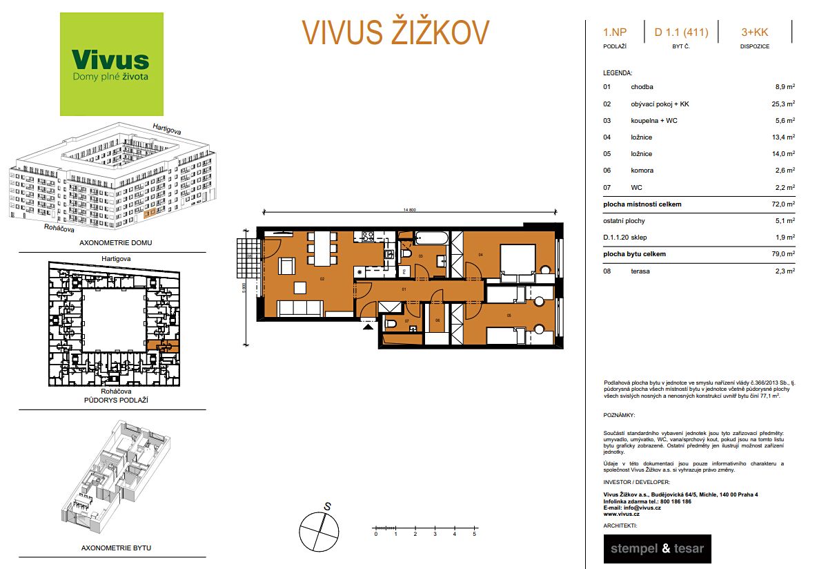 Prodej bytu 3+kk 79 m² – fotografie 2