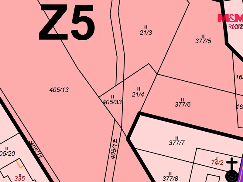 Prodej stavebního pozemku 606 m², Semanín – náhled fotky 2