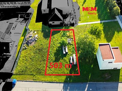 Prodej stavebního pozemku 503 m²
