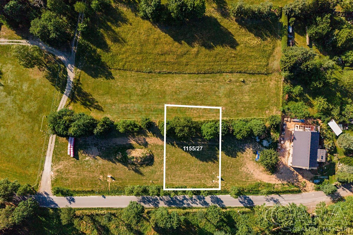 Prodej stavebního pozemku 1119 m², Dírná – fotka 1 z 3