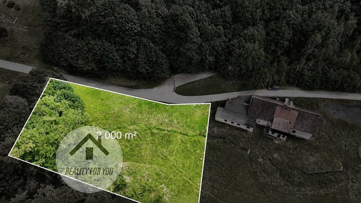 Prodej stavebního pozemku 2000 m² – fotografie 2