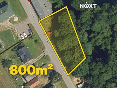 Prodej  stavebního pozemku 800 m²
