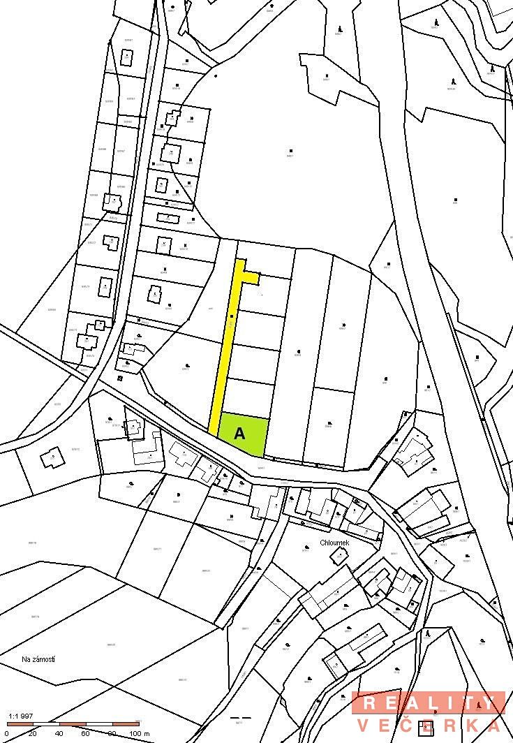 Prodej stavebního pozemku 1000 m² – fotografie 2