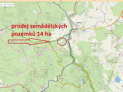 Prodej  pole 140 755 m²
