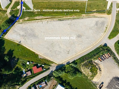 Prodej  komerčního pozemku 6 066 m²