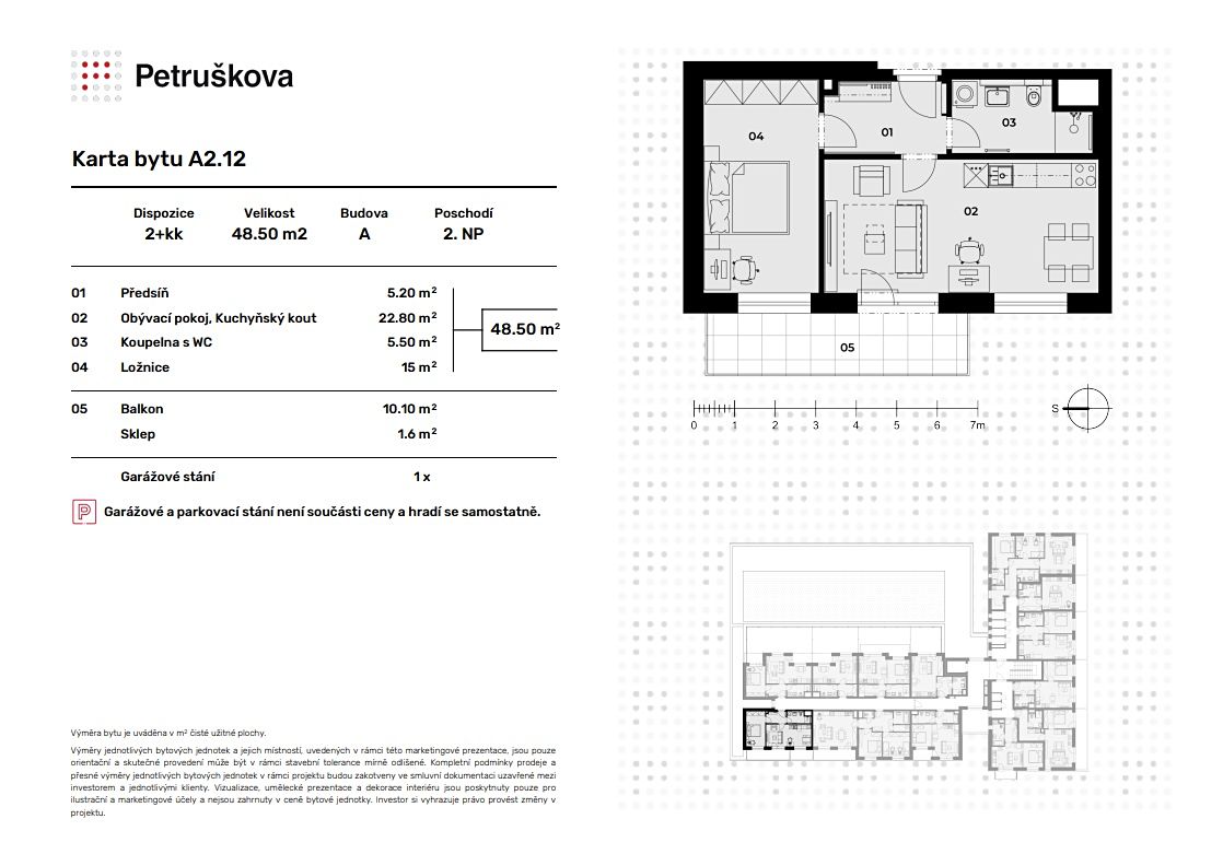 Prodej bytu 2+kk 49 m² – fotografie 2