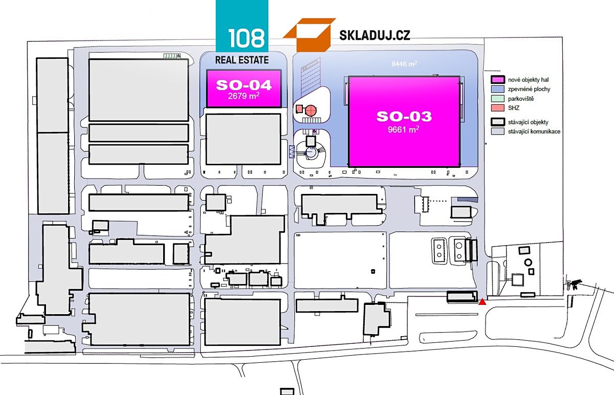 Pronájem skladového prostoru 2679 m² – fotografie 3