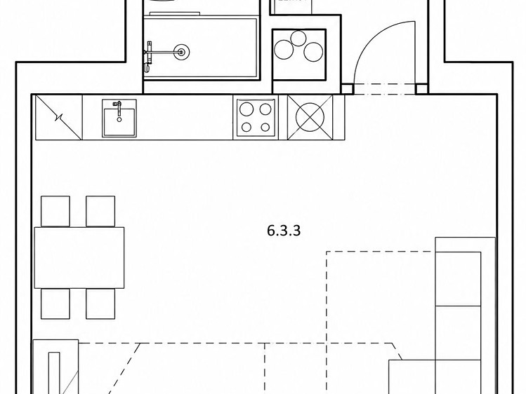 Квартира 1+kk на продаж, 48 м² (7 з 7)